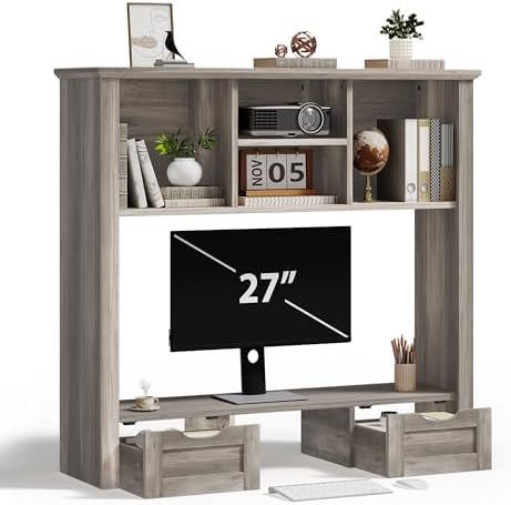 Monitor Stand Riser, Computer Monitor Riser for Desk by Homiflex