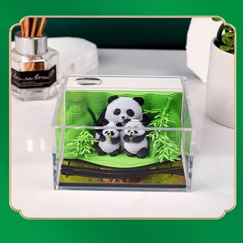 2026 Time Piece Calendar 3D Weekly Calendar Notepad 3D tear away calendar DIY Paper Carving Art Desktop Decoration Gift for Christmas Birthday Anniversaries J - Image 4