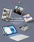 ESR for iPad Pro 13" Case with Keyboard (M5/M4, 2025/2024), Magnetic Detachable Keyboard, Portrait/Landscape Modes, Large Click-Anywhere Trackpad, Backlit Keys, Shift Series, White - Image 3