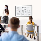 Amazon Basics Magnetic Dry Erase Whiteboard, 35"W x 23"H, Black Wooden Frame, Wall-Mounted for Writing and Presentation - Image 5
