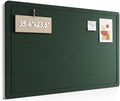 Fluxynara 35.4" x 23.6" Bulletin Board, Pine Green by FLUXYNARA