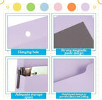Gilprop 12 Pack Magnetic File Holder for Whiteboard, 10"x13"x1.2" - Image 3