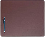 Dacasso Chocolate Brown Leatherette Conference Table Pad, 17 by 14-Inch by Dacasso