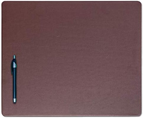 Dacasso Chocolate Brown Leatherette Conference Table Pad, 17 by 14-Inch by Dacasso