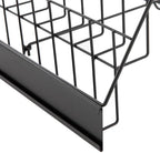6-Tier Tabletop Book Rack, Heavy-Duty Metal Desktop Bookshelf Organizer, Foldable Magazine & File Holder Stand for Office, Home, Library, No Assembly Required, 44 lbs Capacity - Image 5