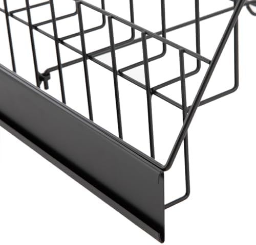 6-Tier Tabletop Book Rack, Heavy-Duty Metal Desktop Bookshelf Organizer, Foldable Magazine & File Holder Stand for Office, Home, Library, No Assembly Required, 44 lbs Capacity - Image 5