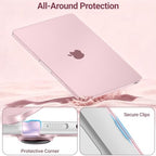 MOSISO Compatible with MacBook Air 13 inch Case M5 M4 M3 M2 2026-2022 - Image 3