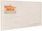 Felt Bulletin Board 36x24 inches, Decorative Pin Board for Home & Office by Lightomorrow