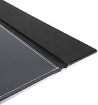 24" x 18" Leather Desk Blotter with Top Rail for Writing Leather Executive Desk Pad Protector Desk Mat for Office Home Workplace Black - Image 7