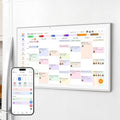 21.5 Inch Magnetic Fridge Smart Digital Calendar, White by JSUSOU