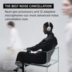 Sony WH-1000XM6/S Best Wireless Noise Canceling Headphones, Platinum Silver Bundle with Deco Essentials Exclusive CPS 26 Month Protection Pack | Official USA Partner Model - Image 7