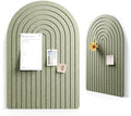 Large Arched Felt Bulletin Board 35.4''×23.6'', Sage by FLUXYNARA
