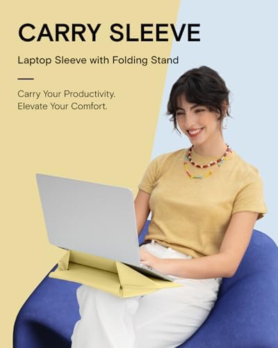 MOFT Laptop Carry Sleeve with Stand &Smart Storage for 16" Laptop for Work - Image 3