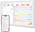 32 Inch Smart Digital Wall Calendar for Family, White by JSUSOU