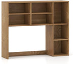 LDAILE 31'' Desk Shelf, 3-Tier Desk Hutch with 7 Shelves for Computer Desk, Desktop Bookshelf with 3 Adjustable Shelves for College Dorm Office Home Study Room Desk, 37 x 10 x 31 in by LDAILY