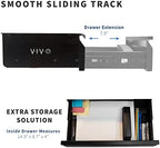 VIVO Black 16 x 9 inch Under Desk Slide Out Drawer, DESK-AC03A-B - Image 4
