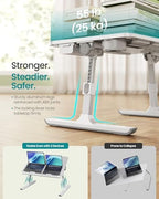 SONGMICS Bed Laptop Desk, Foldable, Adjustable Height, 15.7 x 22 Inches - Image 3