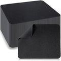 50 Pack Mouse Pads Bulk - Black Mouse Pad Set, 8.66 x 7.09 Inches with Non-Slip Rubber Base for Computer Laptop Gaming Office Home Use (0.08 Inch Thickness) by AojSup