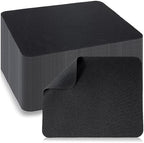 50 Pack Mouse Pads Bulk - Black Mouse Pad Set, 8.66 x 7.09 Inches with Non-Slip Rubber Base for Computer Laptop Gaming Office Home Use (0.08 Inch Thickness) by AojSup