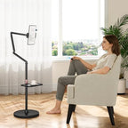 Houele Tablet Floor Stand with Page Turner, iPad Floor Stand with Tray - Image 6
