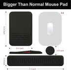 Ospelelf Keyboard Wrist Rest Ergonomic Mouse Pad with Wrist Rest, Arm Wrist Rest for Computer, Office and Gaming,Black - Image 6