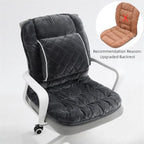 Office Chair Cushion Soft Seat Pad with Backrest Upgraded Lumbar Support Desk Chair Cushions for Dorm, Desk, Rocking Chairs，Patio - Image 5