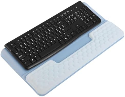 Keyboard Stand with Wrist Rest，Ergonomic Wrist Pad Memory Foam by Rskinieei