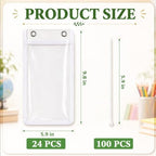 24 Pcs Water Bottle Holder for Classroom Desk Chair - Image 2