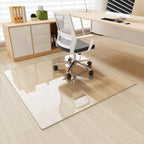 [Tempered Glass] 40" x 40" Glass Office Chair Mat for Carpet by KOONMI