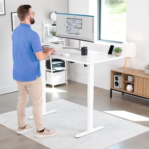 VIVO White 71 x 30 in Standing Desk, DESK-KIT-0W7W - Image 2