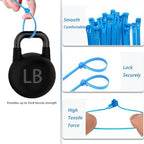250 Pack 12 Inch Heavy Duty Reusable Zip Ties Blue ?UV Resistant, 55 LBS Tensile Strength, Weatherproof Cable Ties for Outdoor, Industrial, and Harsh Environments - Image 3