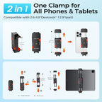 MACTREM 67" iPad Tripod Stand for Tablet Phone Camera with Remote Mount - Image 2