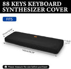 Musiin 88 Keys Piano Keyboard Cover Compatible with KRONOS 3,Roland FA-08 - Image 2