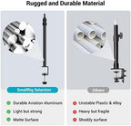 SMALLRIG Camera Mount C Stand, 15"-35" Adjustable Desk Clamp Table Tripod - Image 6