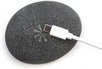 Tech Candy The Holding Stone Magnetic Cord Anchor – Weighted Desk Cable Holder for Charging Cords Universal, USB, Lightning, Magnetic Cable Organizer for Desk, Nightstand, Counter, Car, Home, Office by TechCandy%7CDistill%7CTrove