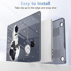 Case for 2026/2025/2024/2023 MacBook Air 15-inch Laptop Release M5 A3448 /M4 A3241 /M3 A3114 /M2 A2941, Stylish Protective Hard Shell Cover for MacBook Air 15.3 inch - Astronaut Enjoy - Image 5