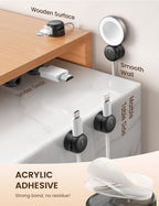 Lamicall 12Pack Rotating Cord Organizer, Desk Office Nightstand Accessories - Image 4