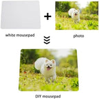 80 PCS White Mouse Pad 3mm Thick for Heat Press Printing,Bulk Mousepad Blanks for Heat Transfer Crafts 22x18x0.3CM - Image 5