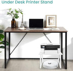 ELITEROO Desktop Printer Stand with Storage, Printer Stand Shelf - Image 5