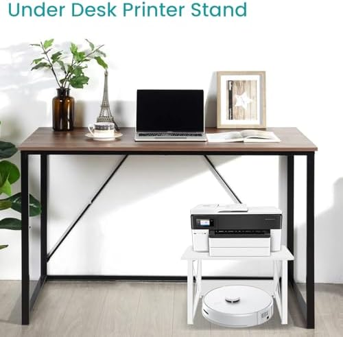 ELITEROO Desktop Printer Stand with Storage, Printer Stand Shelf - Image 5