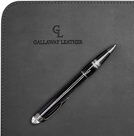 Gallaway Leather Desk Mat,Desk Writing Pad - Office Desk Pad, Medium 24" x 14" Gray, Desk Mats on Top of Desks, Gift Ready Elegant Computer Desk Mat Desk Cover Desk Pad Protector PU Leather - Image 6