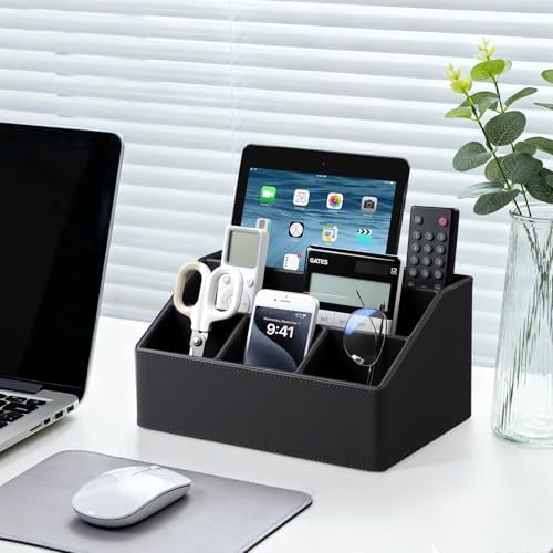 Desk Organizer Caddy Nightstand Organizer Desk Caddy Remote Holder - Image 5