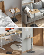 Viozon Floor Laptop Stand for Bed,Laptop Table, Small & Portable Standing Desk with Adjustable Height 26.7"-36.62", Quick Installation for Office,Conference Room,Living Room,Home Office,Bed/Sofa Side - Image 4
