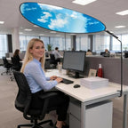 Office Cubicle Leaf Canopy Desk Shade, 52 Inch for Overhead Light Block - Image 6