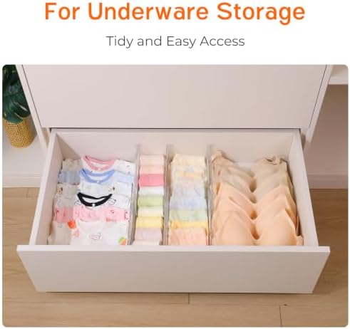12 Pack 4" High Drawer Dividers for Clothes, 10.2"-16.5" Expandable - Image 6