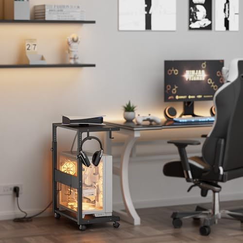 JANE EYRE Computer Tower Stand - 23.03"-28.3" Height Adjustable - Image 5