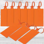 Youyole Plastic Seal Tags Self-Lock 250mm,Orange,2.28 X 3.94 Inches - Image 7
