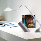 Gift Boxed Modern Art Pen Holder, 45° Angled Desk Sculpture with Minimalist Design, Pencil Cup Organizer, Elegant Gift for Professionals & Graduates (Space Gray) - Image 6
