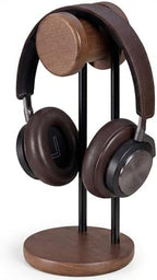 Fenge Headphone Stand with Storage Base, Headset Holder for Desktop, Brown by Fenge