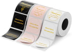 NIIMBOT M2/M3 Thermal Transfer Labels 3 Rolls 1.57''×1.57'' Multi-Color Set by NIIMBOT%C2%AE